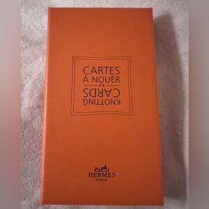 Hermès Cartes à Nouer No. 5 Knotting Cards Twilly Scarf Styling Set w/ Box
